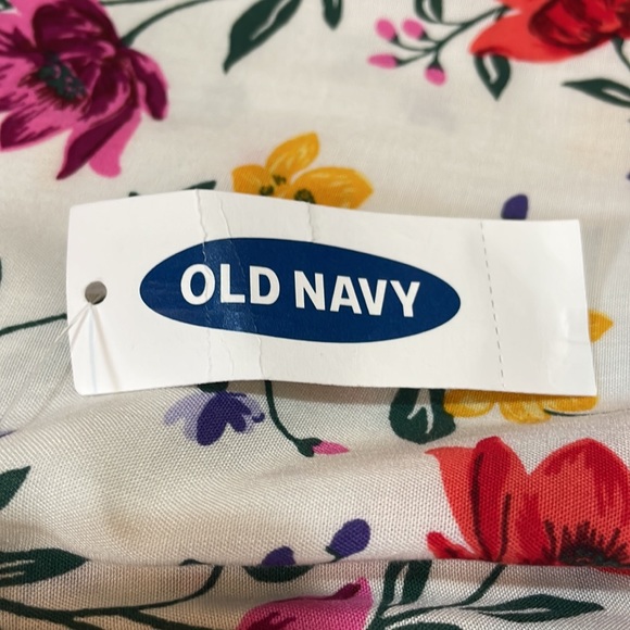 Old Navy Floral Long Sleeve Blouse - White - Picture 14 of 16